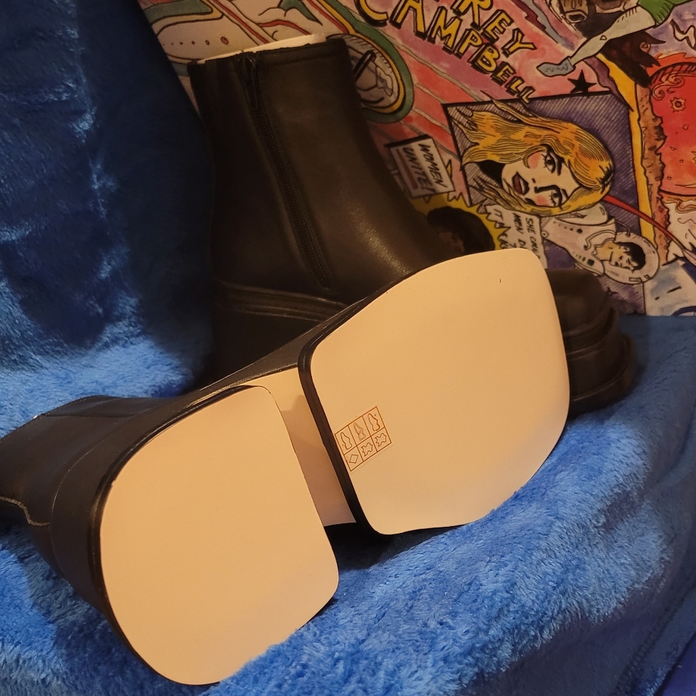 Sympath Shoes  size/talla 6.5  color black/negro